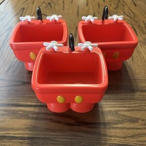 Disney Parks Set Of 3 Mickey Mouse Ice Cream Kitchen Sink Souvenir Bowls‎ *